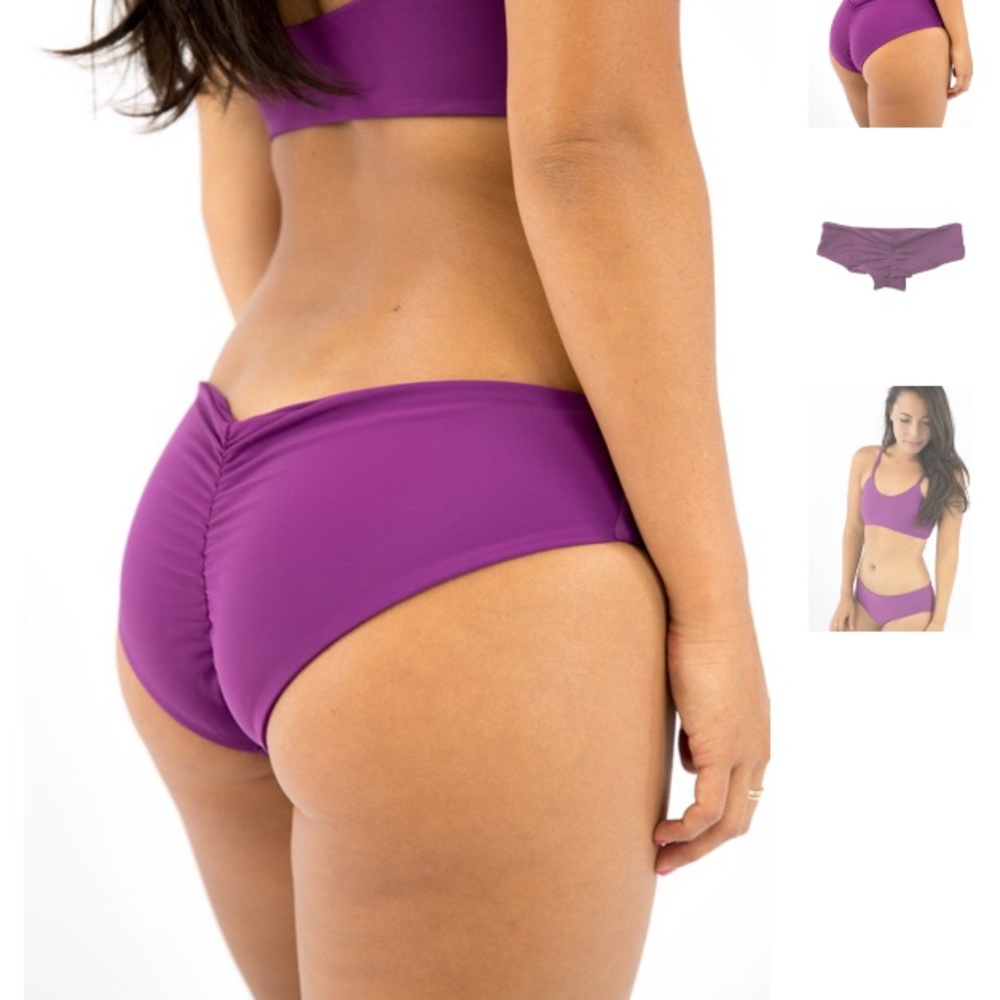 Fused Hawaii Mangosteen X Kona Bikini Bottoms NWT